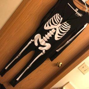 Pink Skeleton Onesie